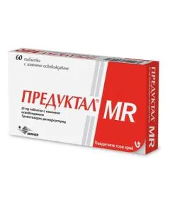 Предуктал MR 35 мг х60 таблетки Servier