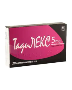 Тадилекс 5 мг x28 таблетки Nobel Pharma
