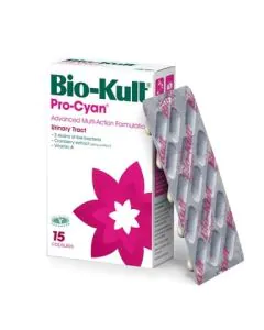 Bio-Kult Pro-Cyan за поддържане на здрави пикочни пътища х15 капсули