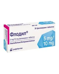 Флодил 5 мг/10 мг x30 таблетки Polpharma