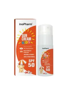 Inopharm Sun Kids Слънцезащитен крем за деца за лице и тяло SPF50 x100 мл
