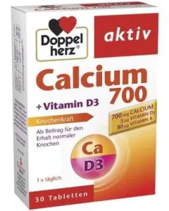 Doppelherz aktiv Калций 700 + Витамин D + K x30 таблетки