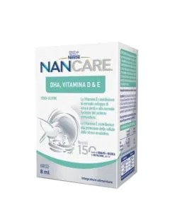 Nestle NANCare DHA Витамин D и Е капки х8 мл