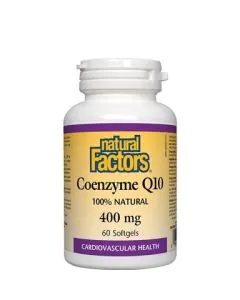Коензим Q10 400 мг за сърце х60 капсули Natural Factors