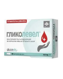 Гликолевел 340 мг за нормални нива на кръвната захар x30 капсули Zona Pharmа