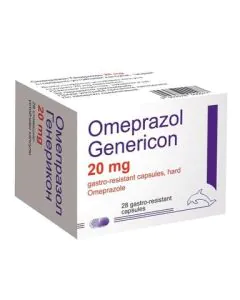 Омепразол Генерикон 20 мг х28 таблетки Ecopharm