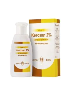 Кетозал 2% Лечебен шампоан против гъбични инфекции x60 мл Chemax Pharma