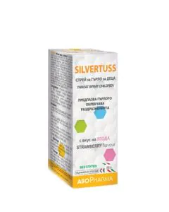 Silvertuss Спрей за гърло за деца с вкус на ягода x30 мл Abopharma