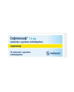 Софтензиф 1.5 мг х30 таблетки Sopharma