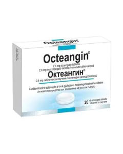 Октеангин 2,6 мг x20 таблетки за смучене