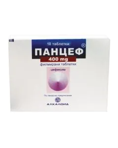 Панцеф 400 мг х10 таблетки Alkaloid