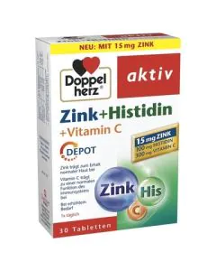 Doppelherz acive Цинк + Хистидин и Витамин C x30 таблетки