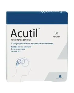 Acutil за поддържане на мозъчната функция х30 капсули Efamol
