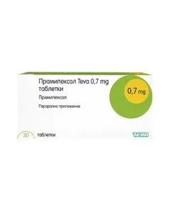 Прамипексол 0.7 мг х30 таблетки Teva