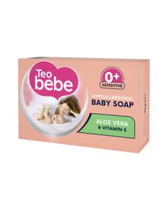 Teo Bebe Бебешки сапун с алое вера и Витамин Е х75 г