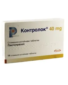 Контролок 40 мг х14 таблетки Takeda