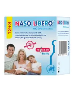 Naso Libero Физиологичен разтвор 15 монодози х5 мл