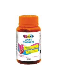 Pediakid Gommes Витамин D3 за деца x60 дъвчащи мечета