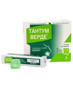 Тантум Верде 3 мг с мента х40 таблетки Angelini Pharma
