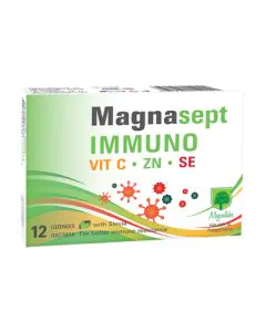 Magnasept Immuno Витамин C + Цинк + Селен x12 пастила Magnalabs