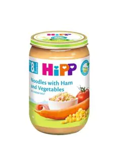 HiPP Био пюре шунка със зеленчуци и макарони 8+ месеца х220 г