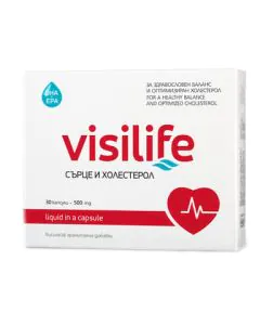 Visilife за сърце и холестерол 500 мг x30 капсули Vitaslim Innove