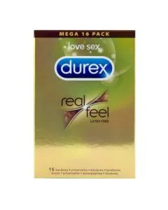 Durex Real Feel Нелатексови презервативи х16 броя