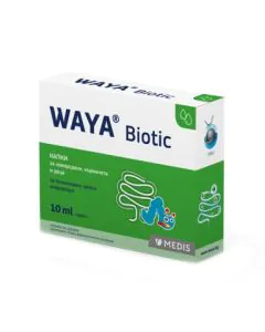 Waya Biotic Капки за балансирана чревна флора за новородени кърмачета и деца х10 мл