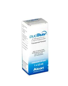 Дуотрав капки за очи 40 мкг/5 мг/мл х2.5 мл Alcon