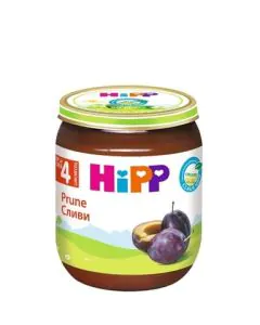 HiPP Био пюре сливи 4+ месеца х125 г