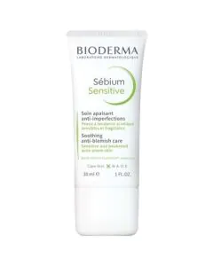 Bioderma Sebium Sensitive Успокояващ и хидратиращ крем за чувствителна и акнеична кожа x30 мл