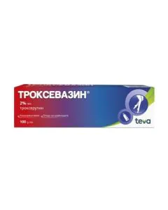 Троксевазин гел 2% х100 г Teva