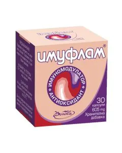 Имуфлам Имуномодулатор и антиоксидант х30 капсули Borola