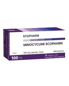 Миноциклин 100 мг х16 капсули Ecopharm