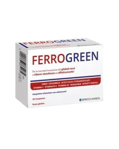 Ferrogreen с желязо и фолиева киселина при анемия х30 таблетки