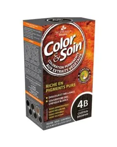 3Chenes Color and Soin Боя за коса 4B шоколадовo кестеняв цвят