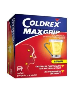 Coldrex Max Grip лимон при грип и простуда 6.4 г x10 сашета Perrigo