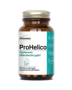 ProHelico срещу стомашната бактерия Helicobacter Pylori x60 капсули Herbamedica