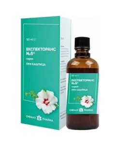 Експекторанс №5 Сироп против кашлица х90 мл Chemax Pharma