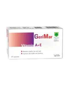 GeriMar Vitamin A+E за коса кожа и нокти х20 капсули Magnalabs