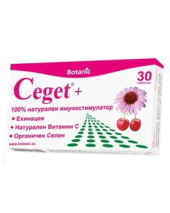 Ceget плюс ехинацея, витамин С, селен х30 таблетки Botanic