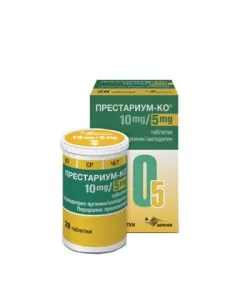 Престариум Ко 10 мг/5 мг х28 таблетки Servier