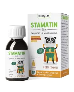 Stamatin Kids Сироп за имунитет с вкус на круша х100 мл Healthy Life