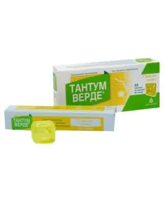Тантум Верде 3 мг с лимон без захар х20 таблетки Angelini Pharma