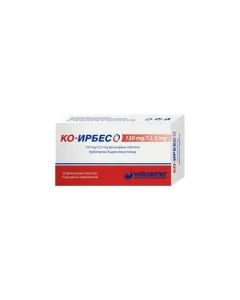 Ко-Ирбесо 150 мг/12.5 мг х30 таблетки Чайкафарма