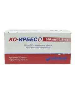 Ко-Ирбесо 300 мг/12.5 мг х30 таблетки Чайкафарма