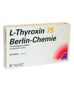 Л-Тироксин 75 мкг х50 таблетки Berlin Chemie