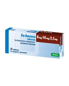 Ко-Амлеса 8 мг/10 мг/2.5 мг х30 таблетки KRKA