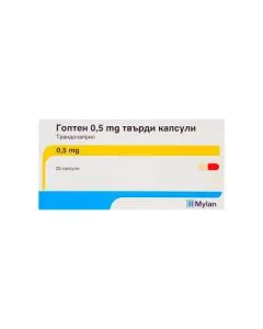 Гоптен 0.5 мг х20 капсули Mylan