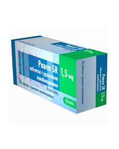 Равел SR 1.5 мг х30 таблетки KRKA